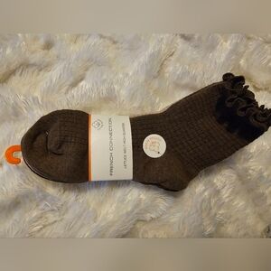 French Connection Waffle Socks